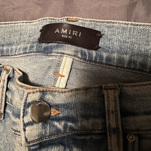 Amiri men’s ripped jeans size 32 - Picture 2 of 5